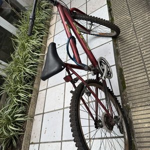 Bicicleta "Five & Five" Rodado 26 Color Rojo Granate - imagen 2