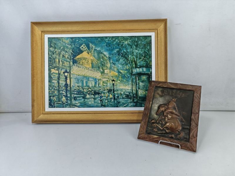 Lote siguiente: Dos Cuadros, Uno En Relieve - Arte y Escultura