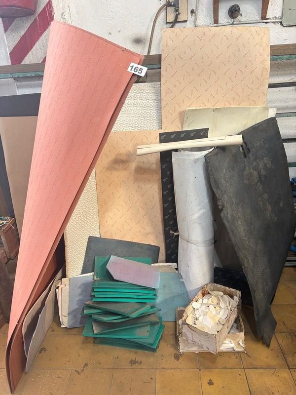 Lote de Materiales para Calzado: Planchas y Láminas Variadas