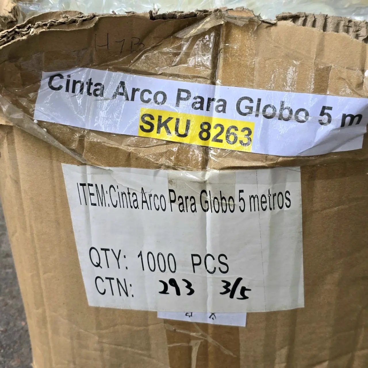 Cintas para globos en caja de cartón - imagen 3