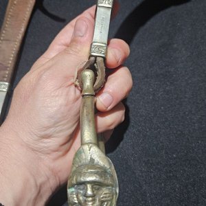 Estriberas Broqua Scholberg de Plata con Pasaporte y Grabados - imagen 7