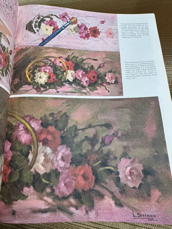Colección de libros y pinturas relacionadas a las flores - imagen 8