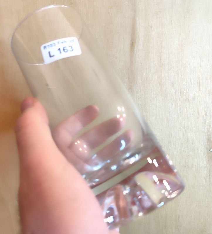 Vasos de cristal con diseño de estrella - imagen 2