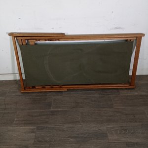 Reposera Plegable de Madera y Lona Verde - imagen 6