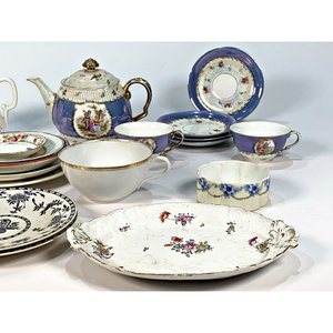 Lote de 18 Piezas de Loza y Porcelana: Tetera, Tazas, Platos y Más - imagen 4