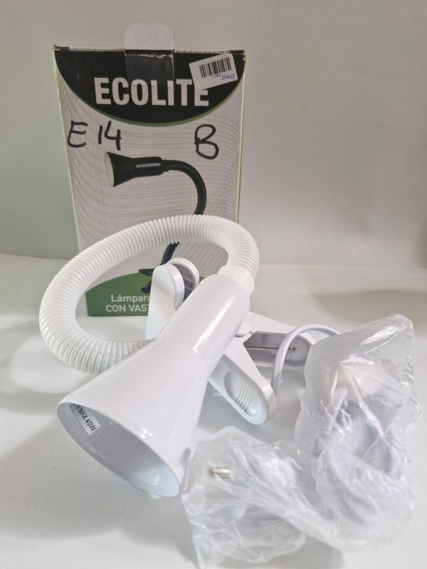 Lámpara de escritorio con vástago flexible y caja de presentación - imagen 1
