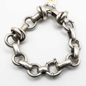 Pulsera de Plata Maciza con Eslabones Gruesos y Cierre de Seguridad - imagen 1
