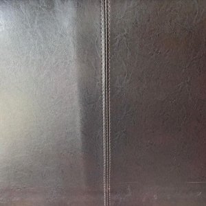Respaldo de Cama Sommier de 1 Plaza en Cuerina Marrón Oscuro - imagen 1