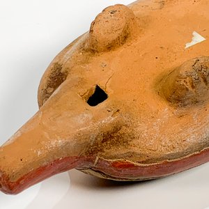 Ocarina Azteca de Cerámica en Forma de Tortuga - imagen 4