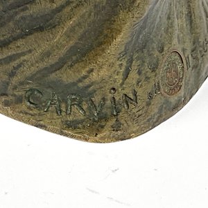 Figura de Bronce Francesa de Aves, Firmada Carvin, París - imagen 5