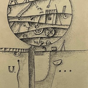 Obra de Adolfo Nigro: "Sin Título" en Tinta sobre Papel (1976) - imagen 1