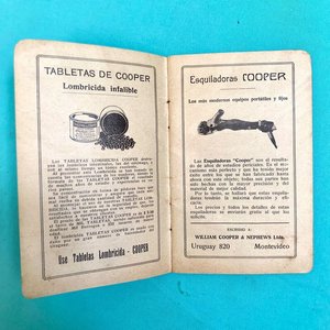 Libreta Cooper para Criadores - Almanaque y Cuaderno de Apuntes Obsequio William Cooper & Nephews Ltda. Uruguay 1924 - imagen 10