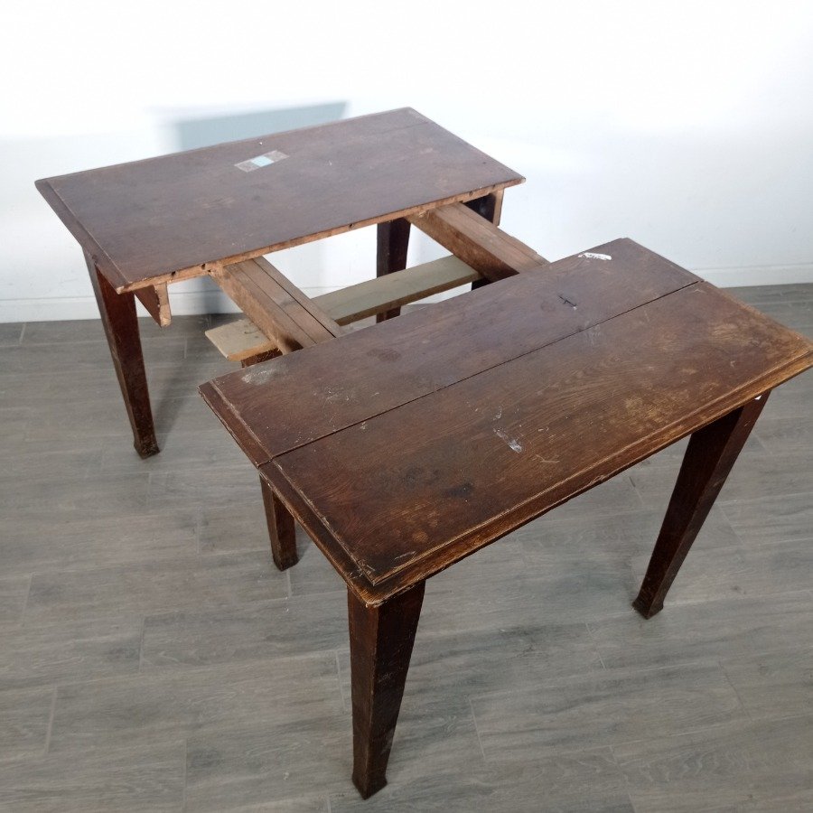 Mesa de roble con seis patas y sin extensión - imagen 5