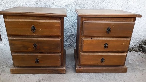 2 cómodas en madera natural en buen estado - imagen 5