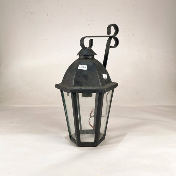 Farol de Hierro Forjado con Vidrios para Exterior - imagen 1