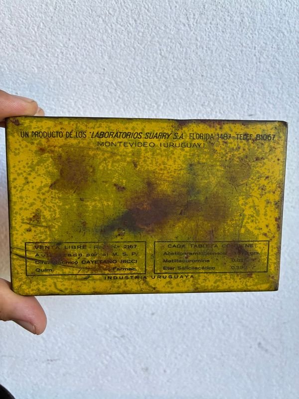 Lata de Geniol Uruguay - Pequeña y Colorida - imagen 3