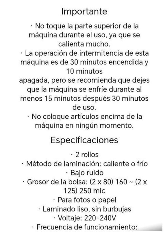 Maquina plastificadora laminadora - imagen 3