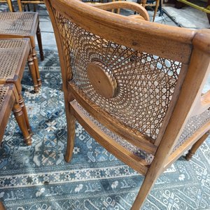 Par de Butacas de Roble con Asiento y Respaldo Esterillado Estilo Clásico - imagen 6