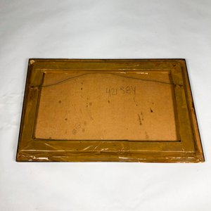 Cuadro al Óleo "Casa de Campo" con Marco de Madera - imagen 3