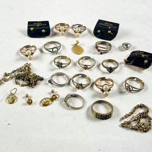 Lote de Joyas: Anillos, Cadenas y Caravanas - imagen 1