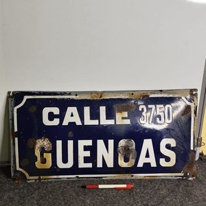 Lote anterior: Chapa Esmaltada "Calle Guenas 3750" Bombe