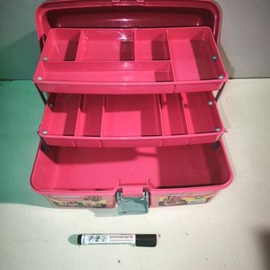 Maleta Organizadora de Maquillaje y Cosméticos Rosa - imagen 3