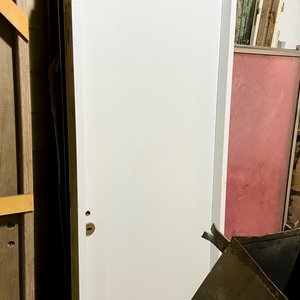 Dos puertas interior mdf color beige con detalle 203 x 75 cm - imagen 2