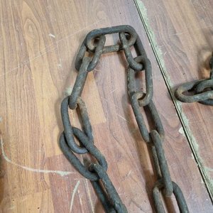 Cadena Robusta de Hierro con Ganchos - 6 Metros para Trabajos Pesados o Decoración - imagen 2