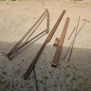 Estructura de caño completa para toldo y lote de caños - imagen 4