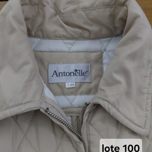 Campera Dama Antonelle Beige Capitoné Talle 44 - imagen 3