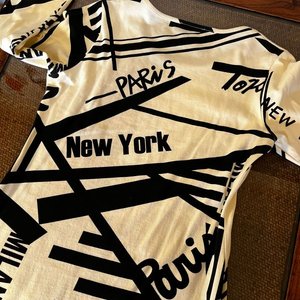 Vestido de Algodón con Estampado de Ciudades Talle M - imagen 2