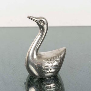 Lote anterior: Destapador de Metal con Forma de Ave Cisne Plateado