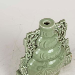 Base de Lámpara China de Porcelana Verde Estilo Moderno - imagen 2