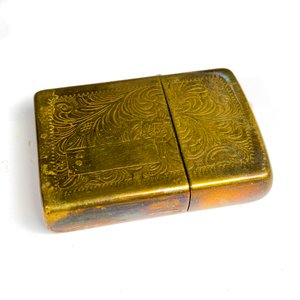 Encendedor Zippo con estuche idem, funciona - imagen 6