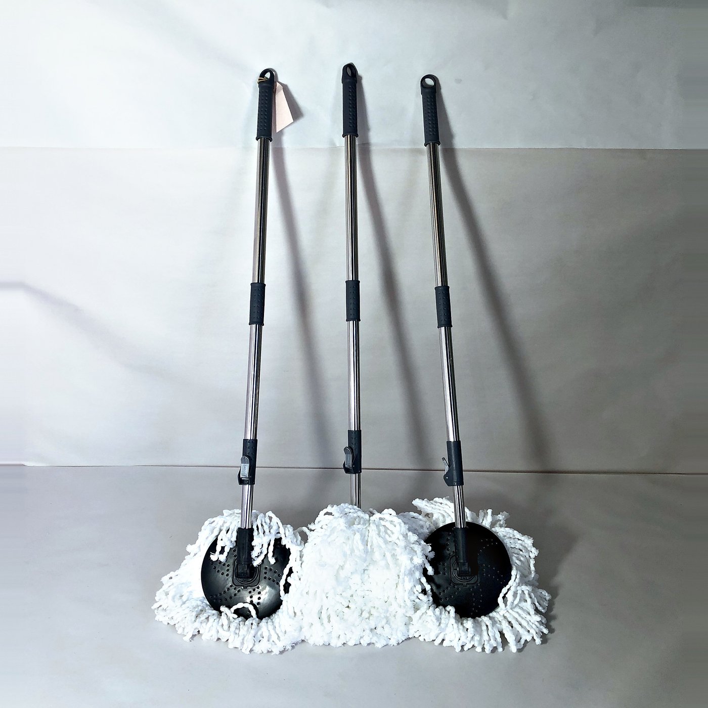 Set de 3 Mopas Regulables con Mango Extensible