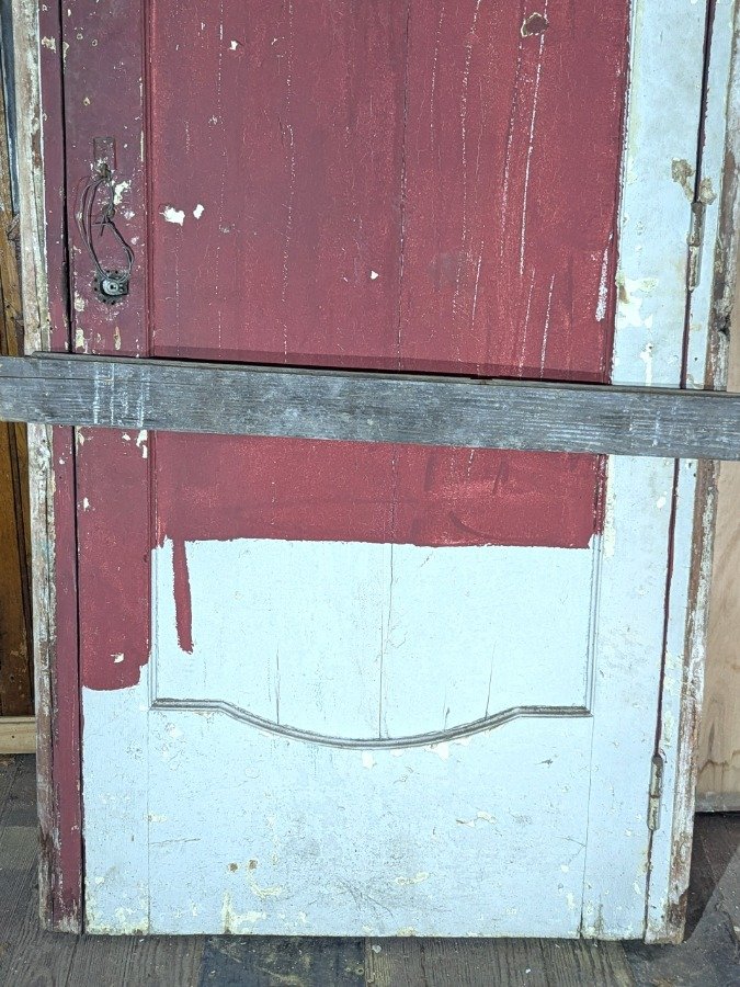 Puerta antigua de madera con arco carpanel - imagen 9