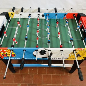 Futbolito Estructura Madera Real Madrid vs Barcelona - imagen 6