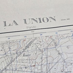Mapa La Unión Pando del Instituto Geográfico, Edición 1930 - imagen 2