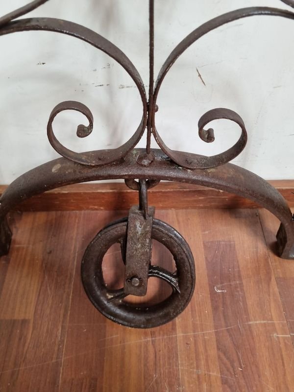 Arco de Aljibe Hierro Forjado Antiguo - imagen 5