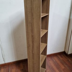 Estantería Abierta Moderna Tono Madera 39x25x160 cm - imagen 2