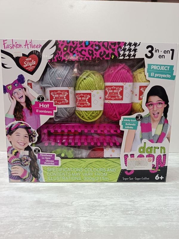 Kit de tejido para niños Loop'n Weave y Fashion Aileen - imagen 4
