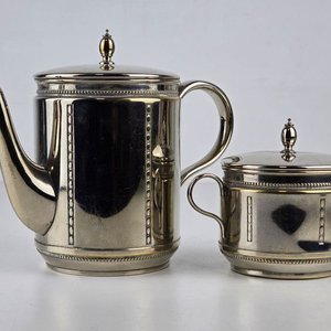 Juego de Té y Café Alemán WMF Plateado con Bandeja - imagen 6