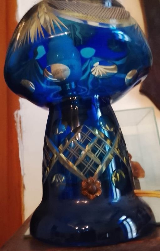 Lámpara de cristal Bohemia en forma de 'hongo' - imagen 5