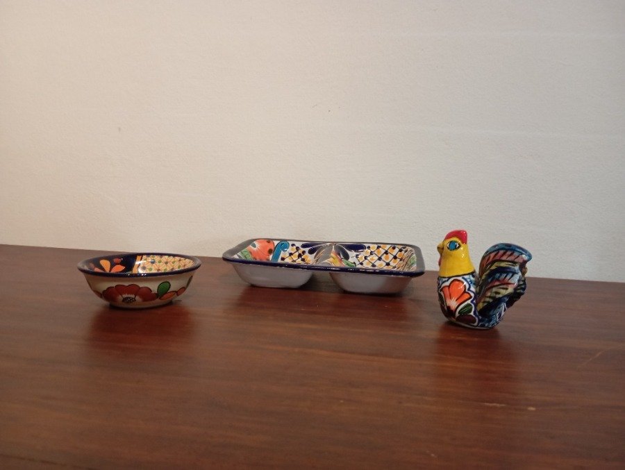 Piezas cerámicas artesanales con formas de gallo - imagen 5