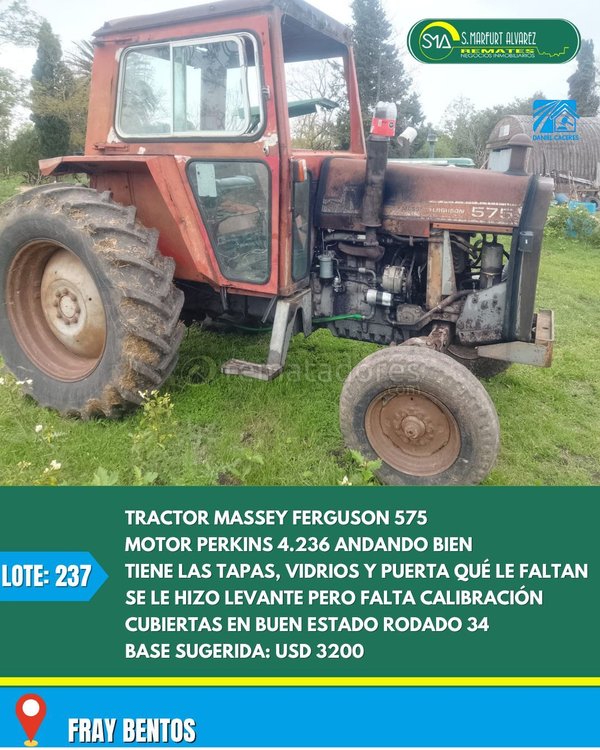 Tractor Massey Ferguson 575 Usado