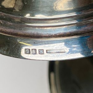 Sopera Christofle de Metal Plateado con Tapa y Monograma - imagen 6