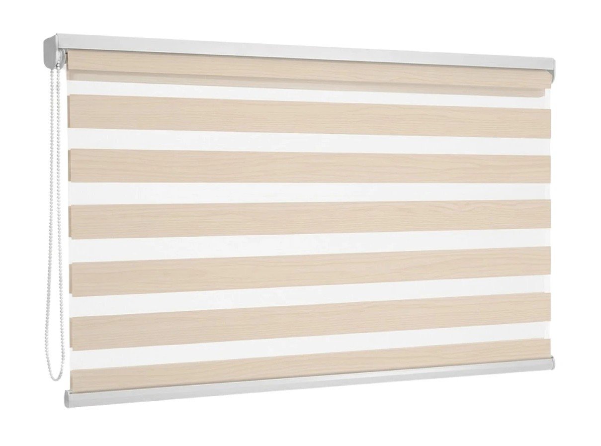 Cortina Roller Día/Noche Beige 160x165cm