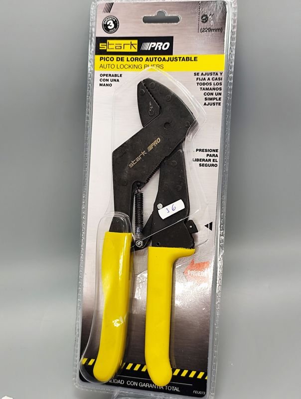 Pinza de Presión Pico de Loro Stark PRO Autoajustable 9''