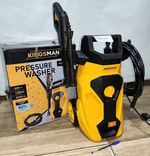 Hidrolavadora Kingsman 1600W con Accesorios y Caja - imagen 1