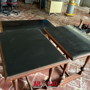 Juego de 4 Mesas Ratona Estilo Clásico para Restaurar - imagen 4